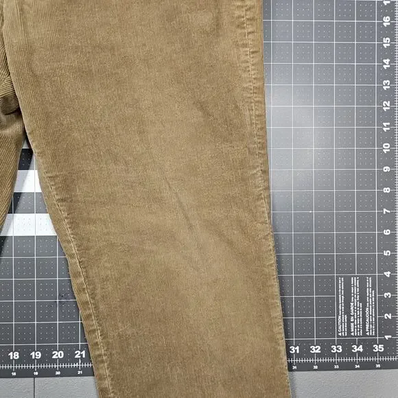 Polo Ralph Lauren Pants Mens 36x32 Corduroy Tan Khaki Preppy Utility Workwear - Picture 2 of 16